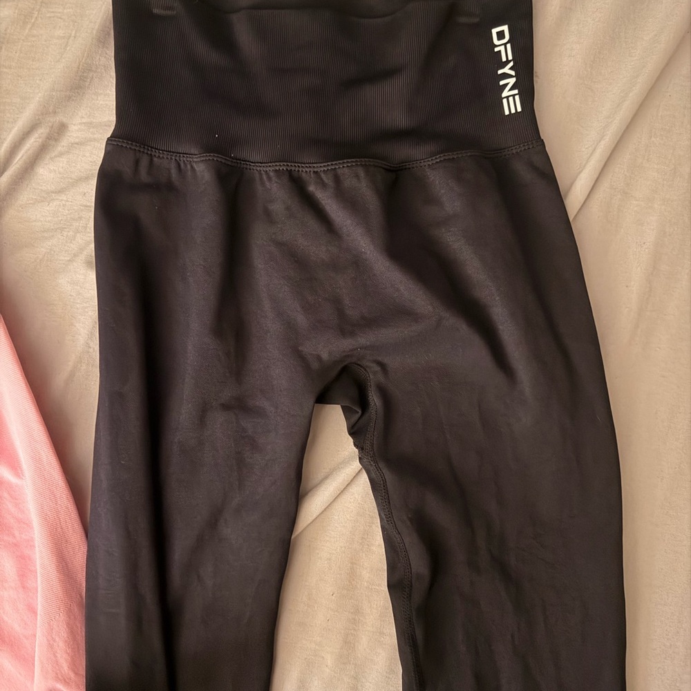 Dfyne Black Leggings